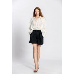Chemisier imprimé col chemise