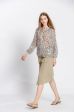 Blouse imprimé fleuri col rond