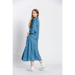 Blouse uni col v