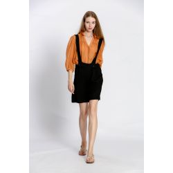 Blouse uni col v