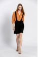 Blouse uni col v