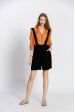 Blouse uni col v
