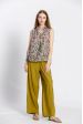 Blouse imprimé fleuri col v