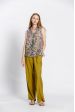 Blouse imprimé fleuri col v