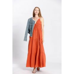Robe uni bretelle