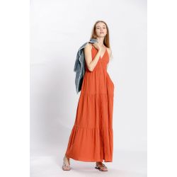 Robe uni bretelle