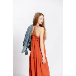 Robe uni bretelle