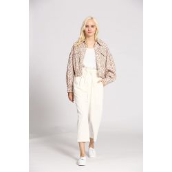 Veste coton fleuri