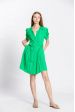 Robe col v avec ceinture