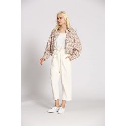 Veste coton fleuri