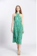 Robe bretelle croisé fleuri