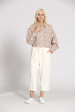 Veste coton fleuri