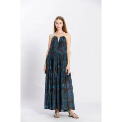Robe imprimé fleuri col v