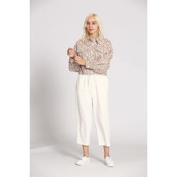 Veste coton fleuri