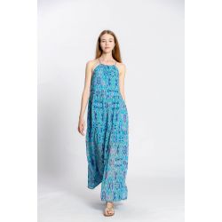 Robe bretelle à fleuri