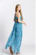 Robe bretelle à fleuri