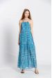 Robe bretelle à fleuri