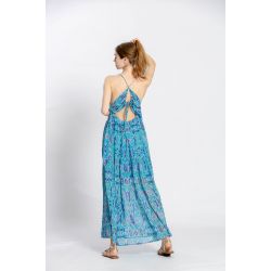 Robe bretelle à fleuri