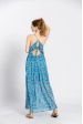 Robe bretelle à fleuri