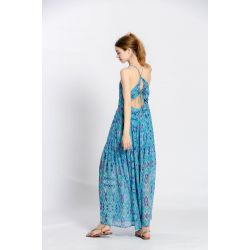 Robe bretelle à fleuri
