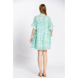 Robe uni col v