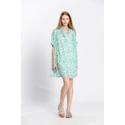 Robe uni col v