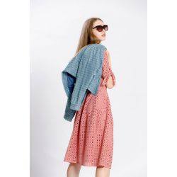 Robe uni col chemise