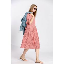 Robe uni col chemise
