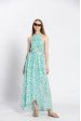 Robe imprimé fleuri croisé