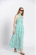 Robe imprimé fleuri croisé