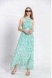 Robe imprimé fleuri croisé