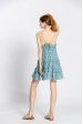 Robe bretelle col v à fleuri