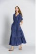 Robe uni col v