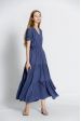 Robe uni col v